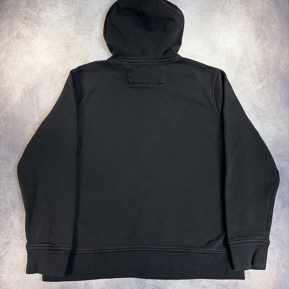 Banana Republic Hoodie Mens L Black Elephant Graphic Fleece Pullover - Picture 4 of 8